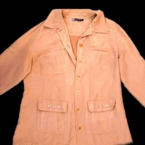 Penningtons Light Jacket, Faux Suede, Plus Size